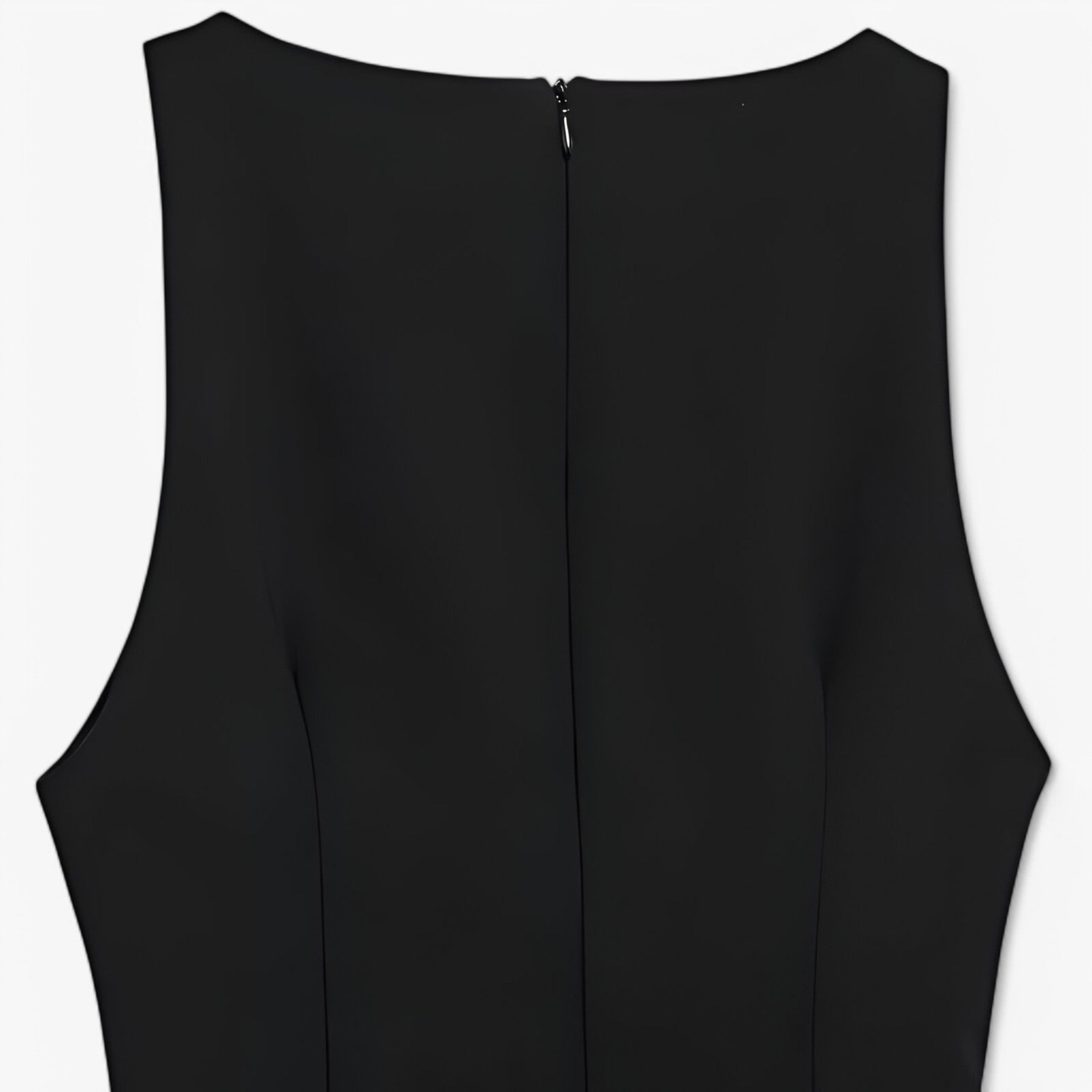 Damesjurken : Mini Jurk Dames Zwart met Veren - Elegante Mouwloze Cocktailjurk in van Pantino