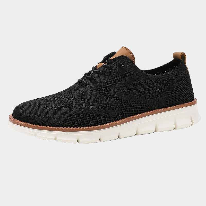 Herensneakers met gebreide veters