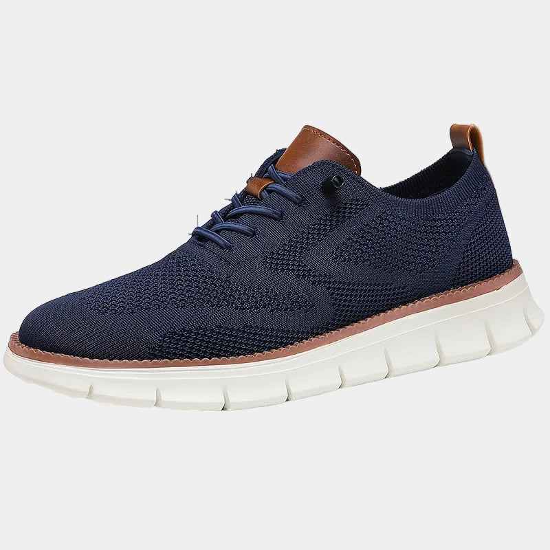 Herensneakers met gebreide veters