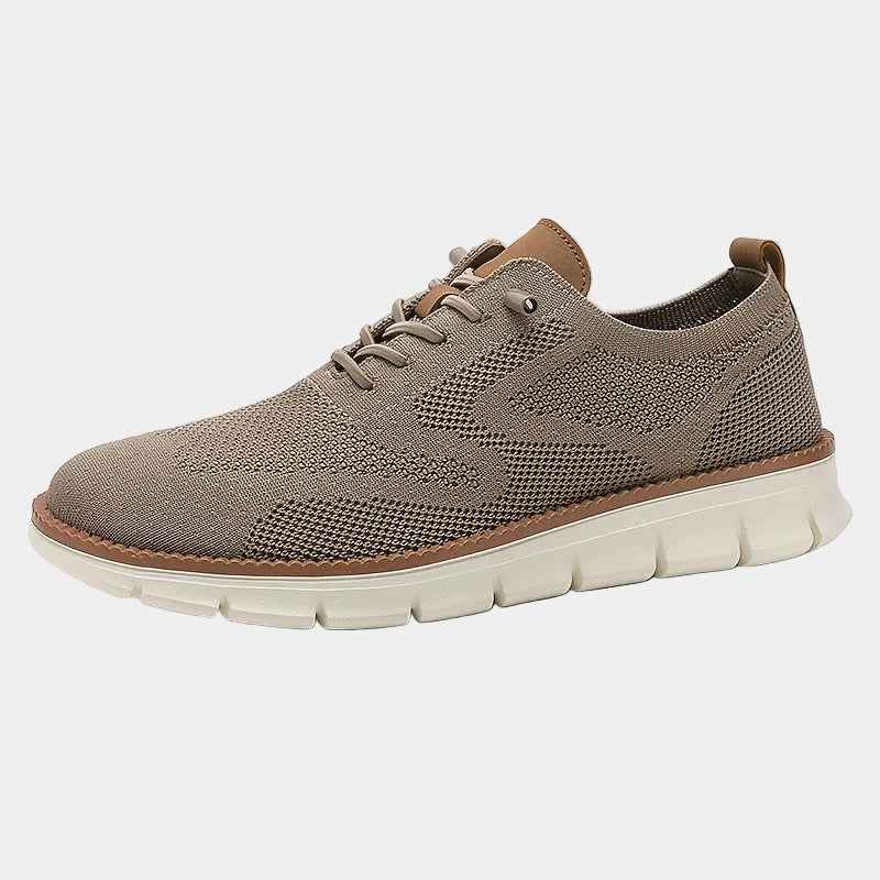 Herensneakers met gebreide veters