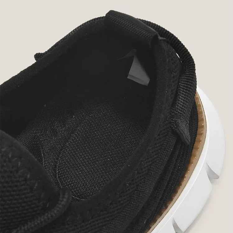 Heren gebreide sneakers met veters