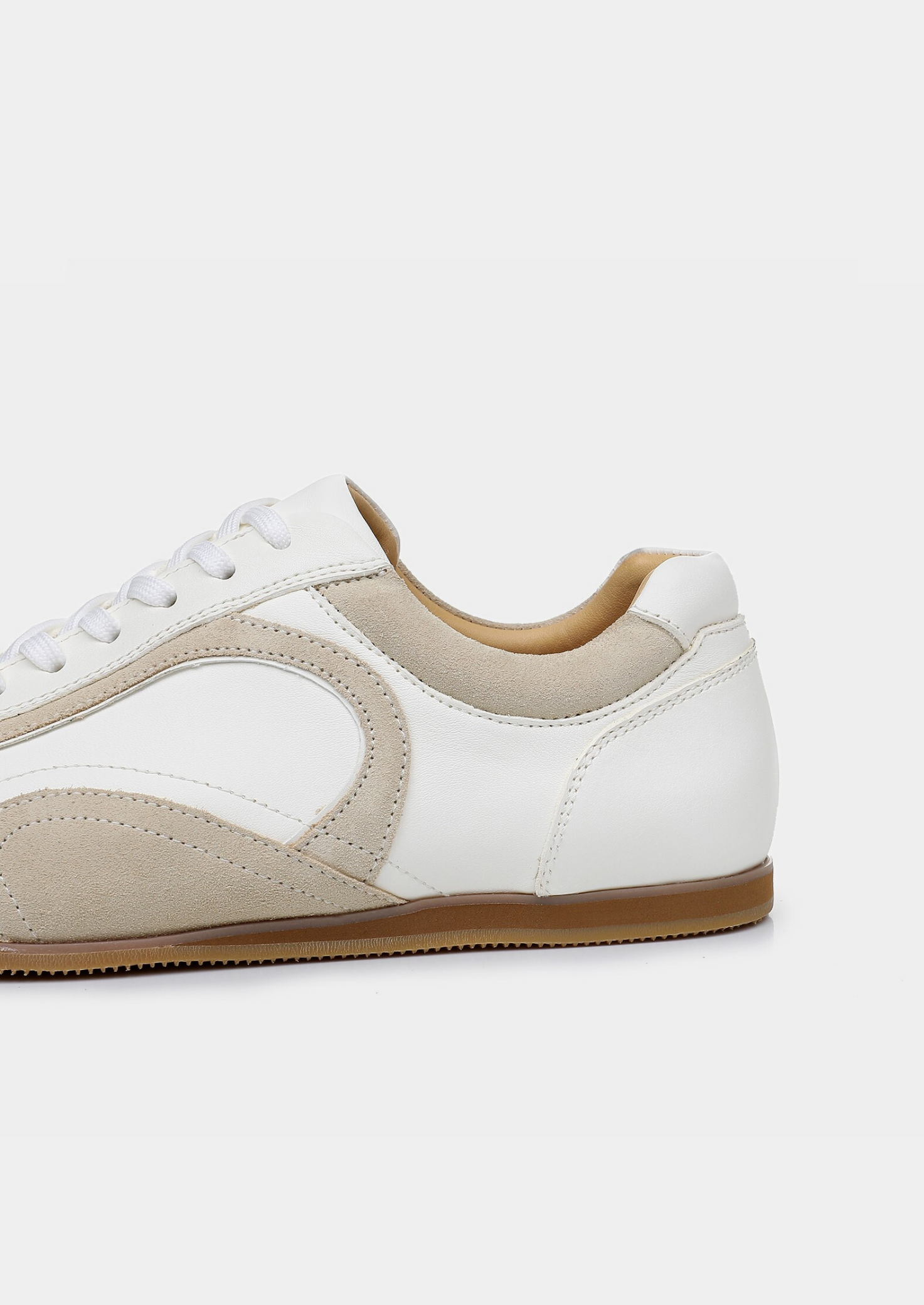 Herensneakers met platte zool