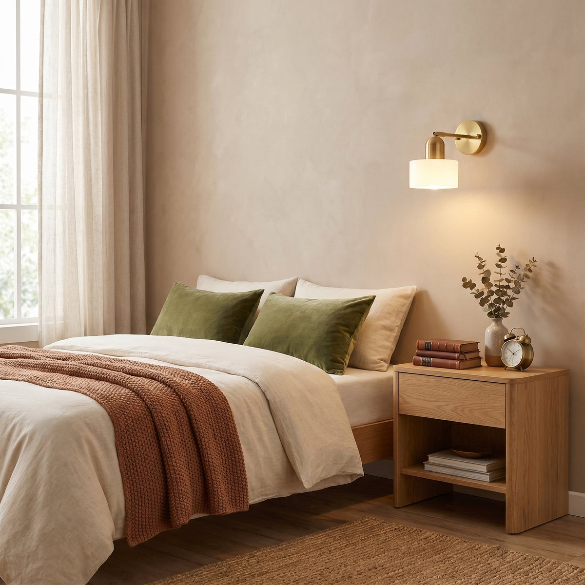 Bauhaus Gekleurde Glazen Wandlamp - Moderne Opbouwlamp