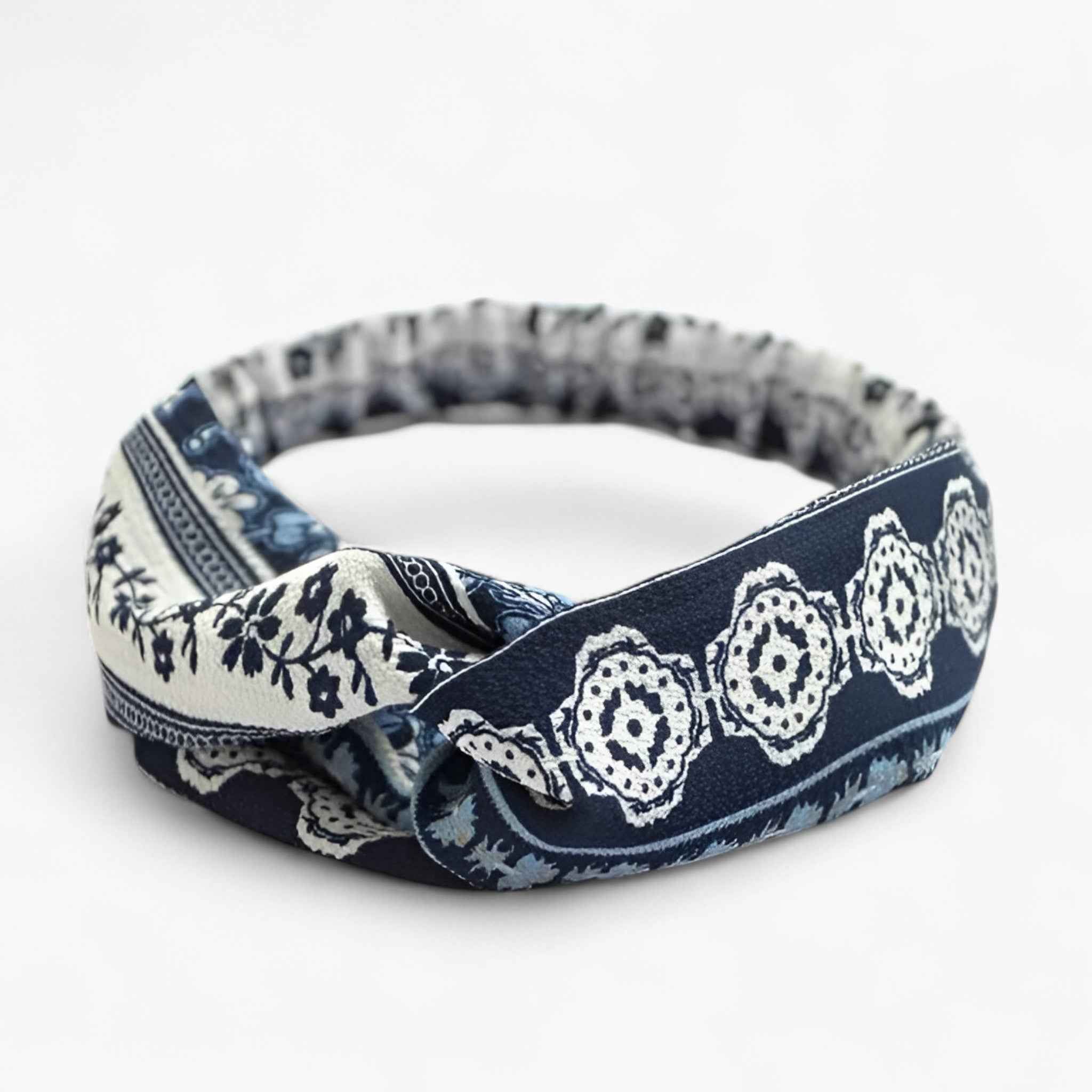 Fascia con stampa bohemien Bandana vintage - € : Bandana Haarband Dames Print Bohemien Vintage Bloemen Meerkleurig in van Pantino