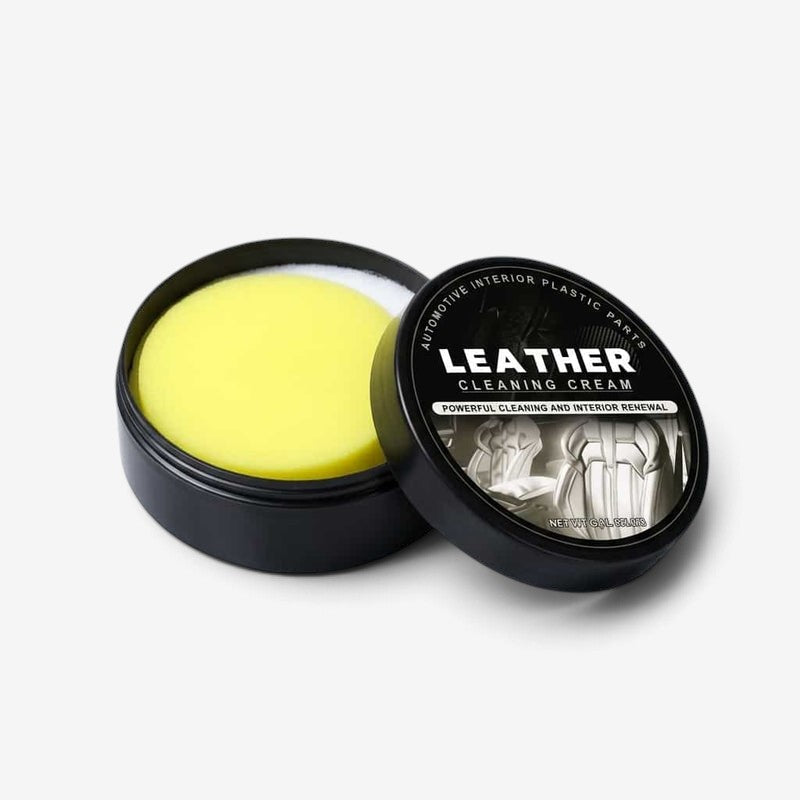 Auto – Cleaning & Care – Wax & Polish : Lederreinigingscrème Auto Interieur - Wit, Veelzijdig & Effectief in Wit van Loranza