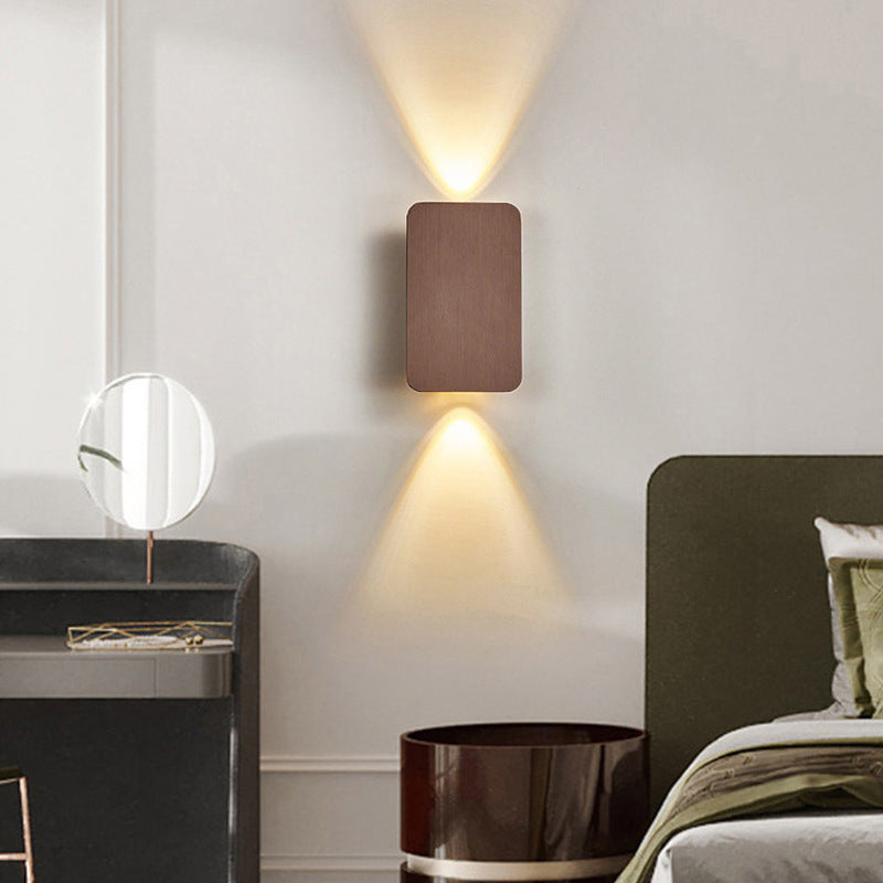 Binnen Rechthoekige LED Wandlamp - Modern Metalen Ontwerp