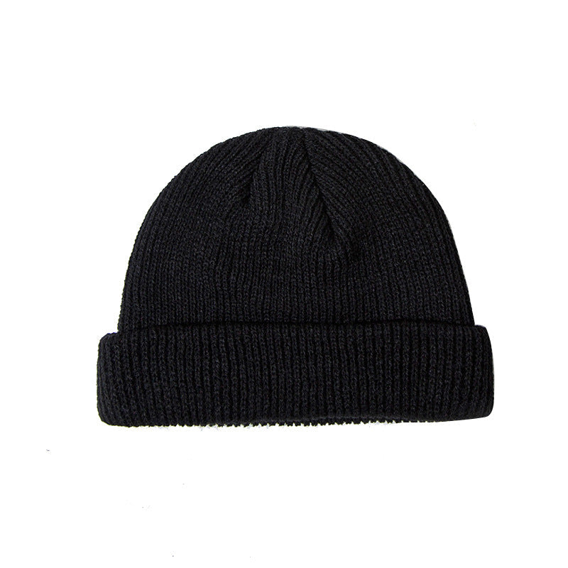 Beanie : Hoed Heren Zwart - Trawler Muts Gebreide Visser Retro Vintage Stijl Ski Skull Cap in Zwart Hoofdomtrek M (56-58 cm 22-22,8 inch) van Pantino
