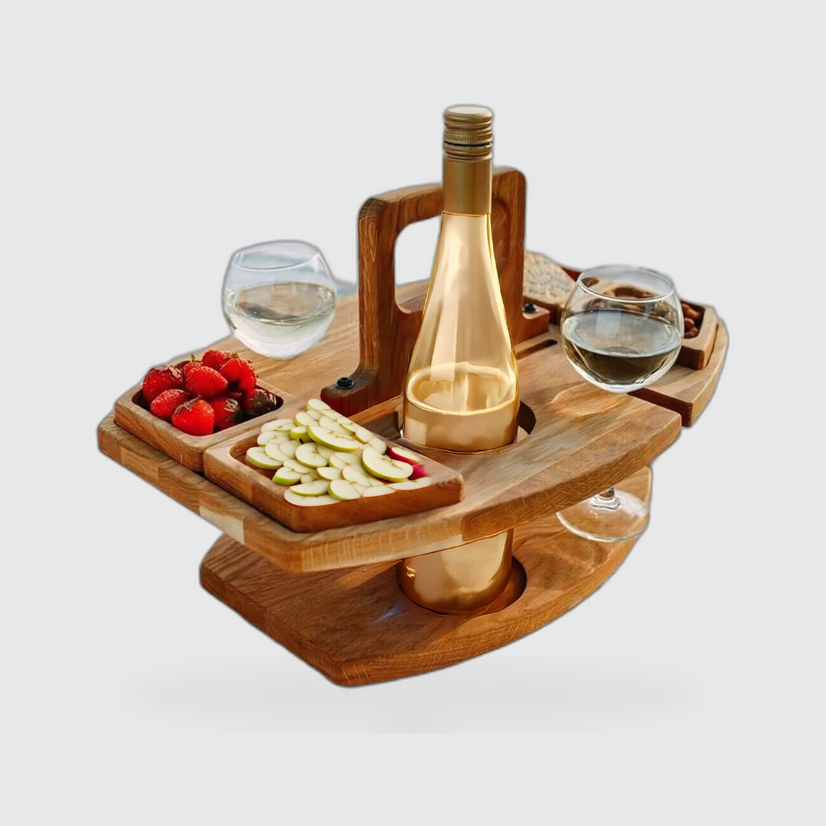 Compacte Opvouwbare Houten Picknicktafel