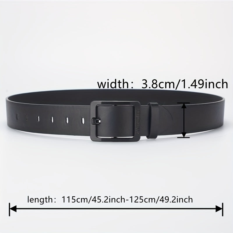 Belt : PU Leren Riem Zwart Heren Casual Jeans in van Pantino