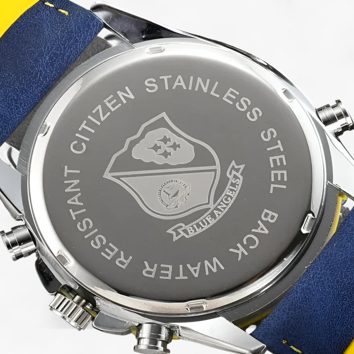 Heren Chronograaf Horloge MultiSteel 42mm – Staal Zilver, Blauwe Wijzerplaat