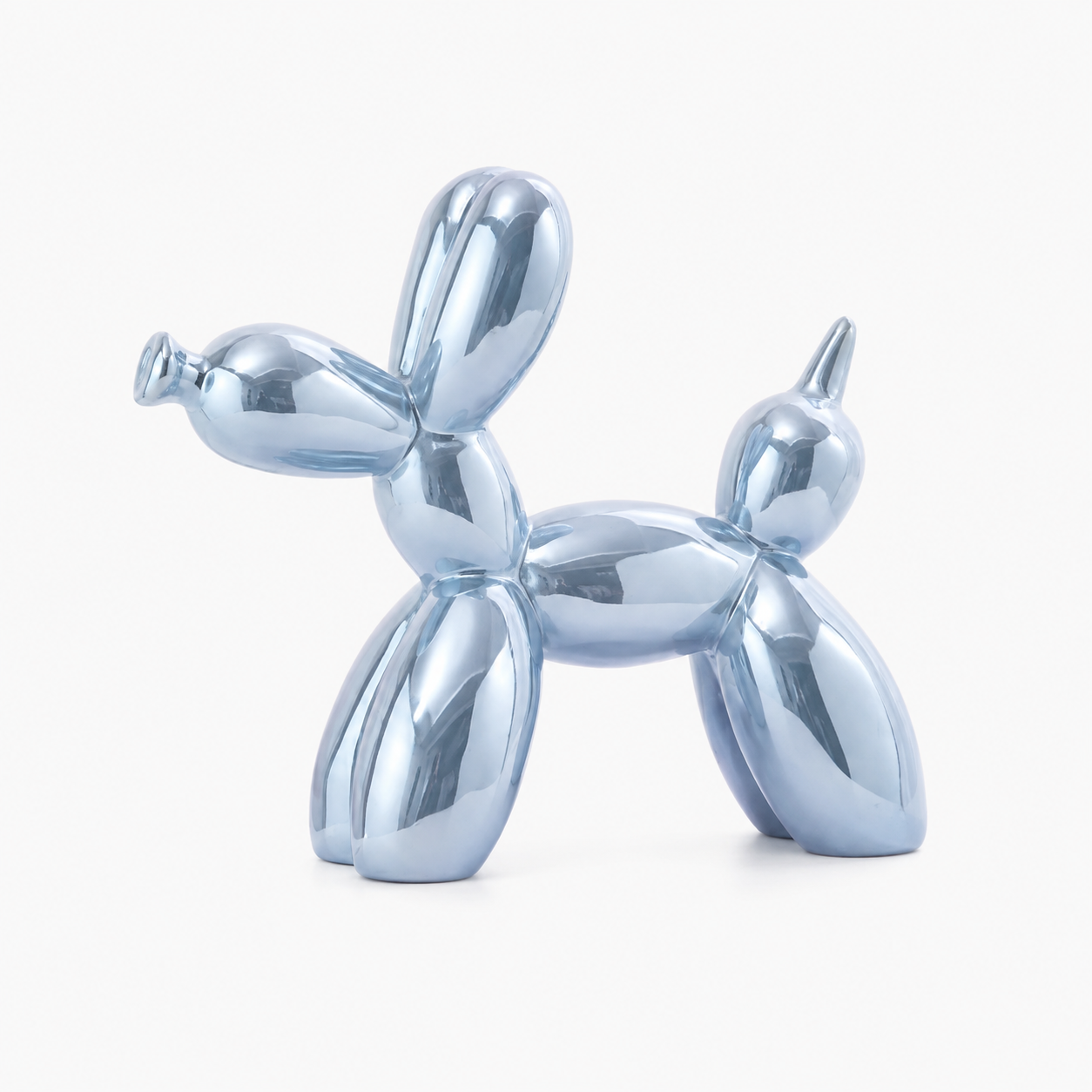 house & garden : PuffyPooch - Balloon Dog Sculpture in Pearl Blue