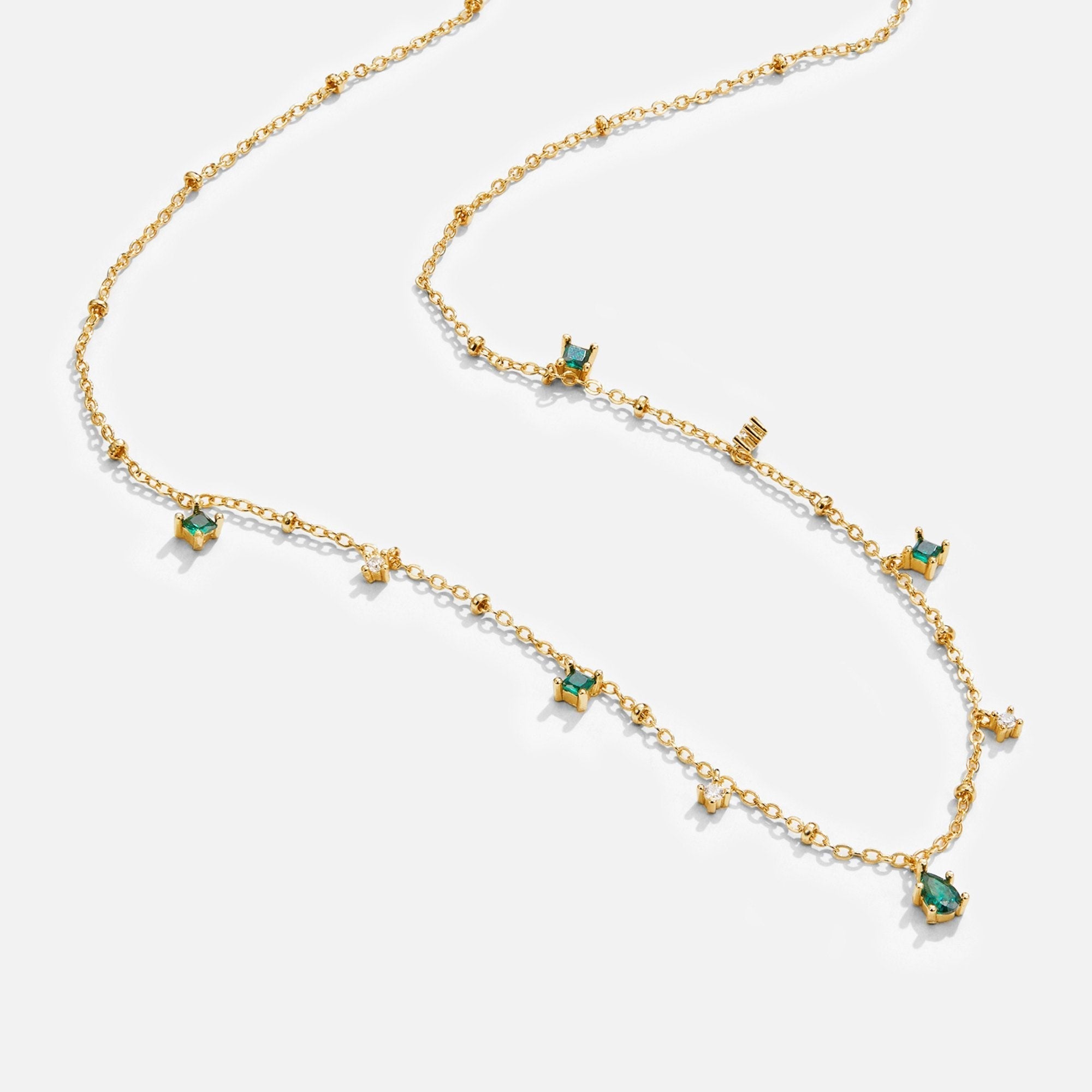 Necklace : Ketting Goud - Crystal Emily in van Pantino