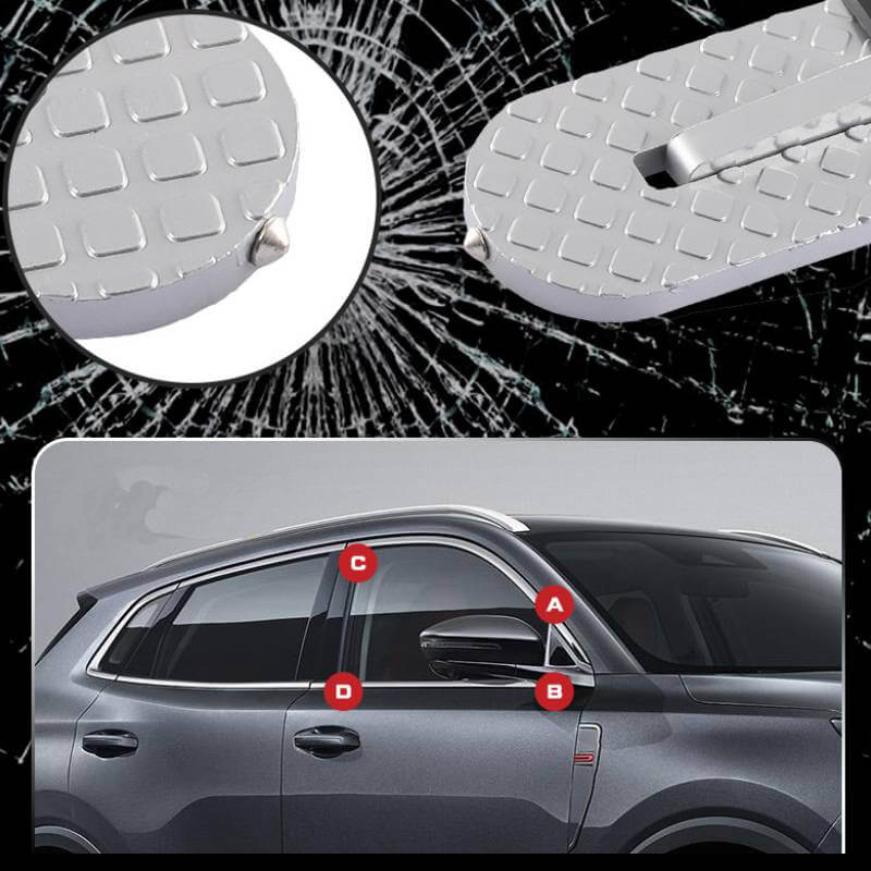 outdoor equipment : Auto Dakvoetstap - Moeiteloos Toegang Autodak - Aluminium in van Pantino