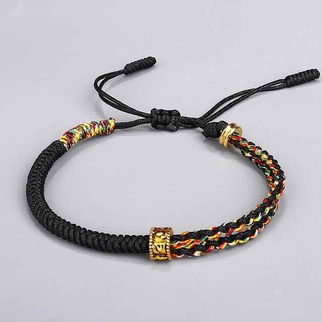 Jewelry : Vintage handgemaakte armband voor geluk in Nero van Pantinoshop