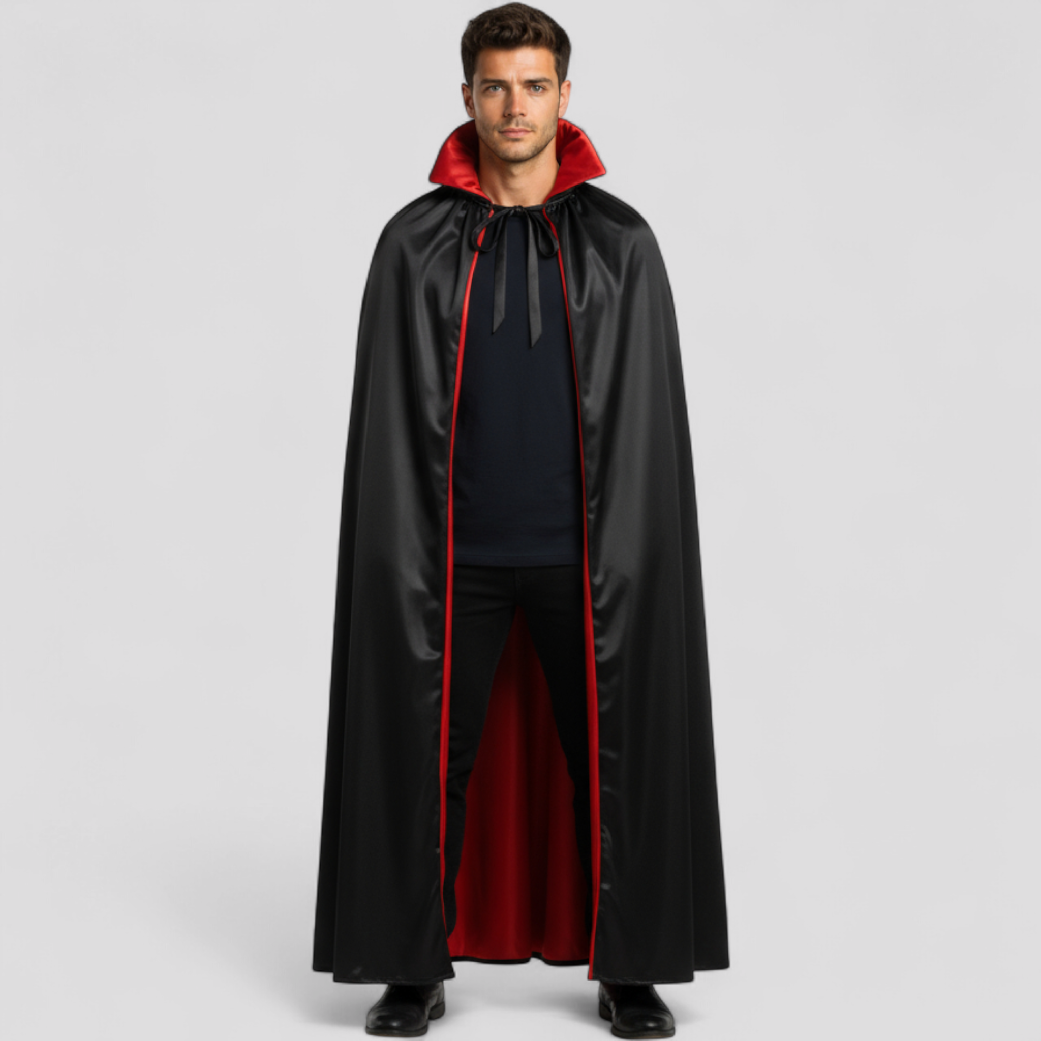 home & garden : Reaper Vampire Reaper Omkeerbare Jas - Halloween Cosplay & Fun - Zwart in van Pantino