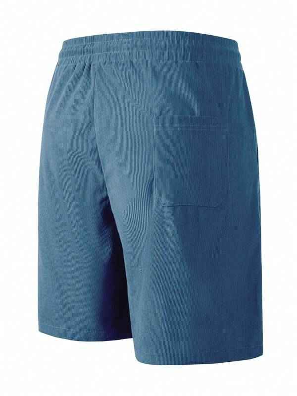 male shorts : Heren Shorts met Elastische Taille en Koordjes, Relaxed Fit in van Laarhout Mode