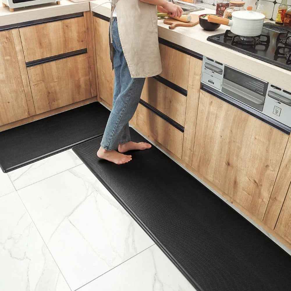 Kitchen Mats : Keukenmat Anti-Vermoeidheid Ergonomisch Antislip - 4 Kleuren Maten 18x30 tot 18x71 Inch Schuimkern in van Casa & Beyond