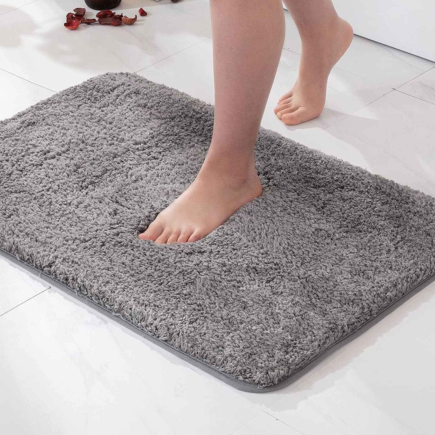 Bath & Shower Mats : Badmat Pluche Microvezel Antislip - Meerdere Kleuren Small Medium Large in van Casa & Beyond