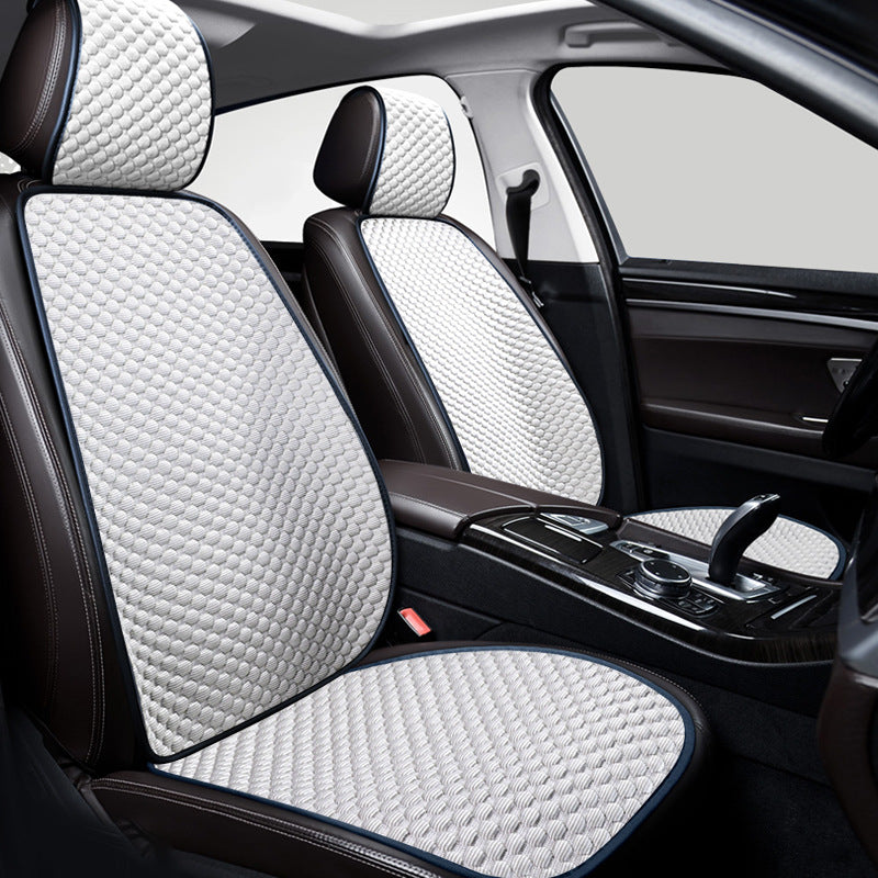 Garage & Vehicles : Cooling, breathable car seat protector in White