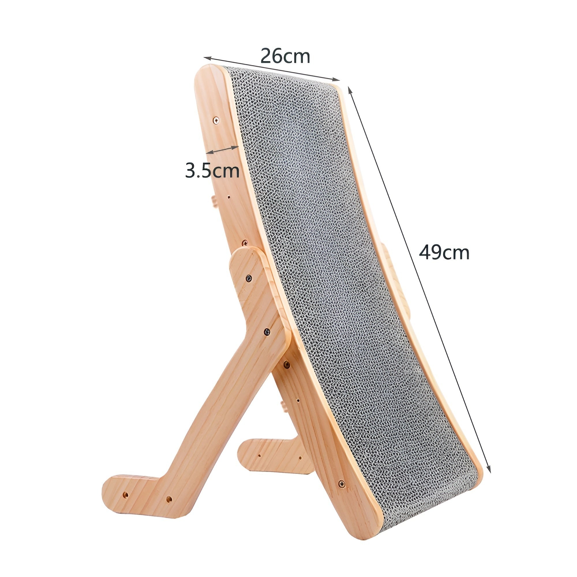 pets : Houten Kattenkrabplank - Multifunctionele Verwijderbare Design - Hout in Krabplank Medium van Pantino