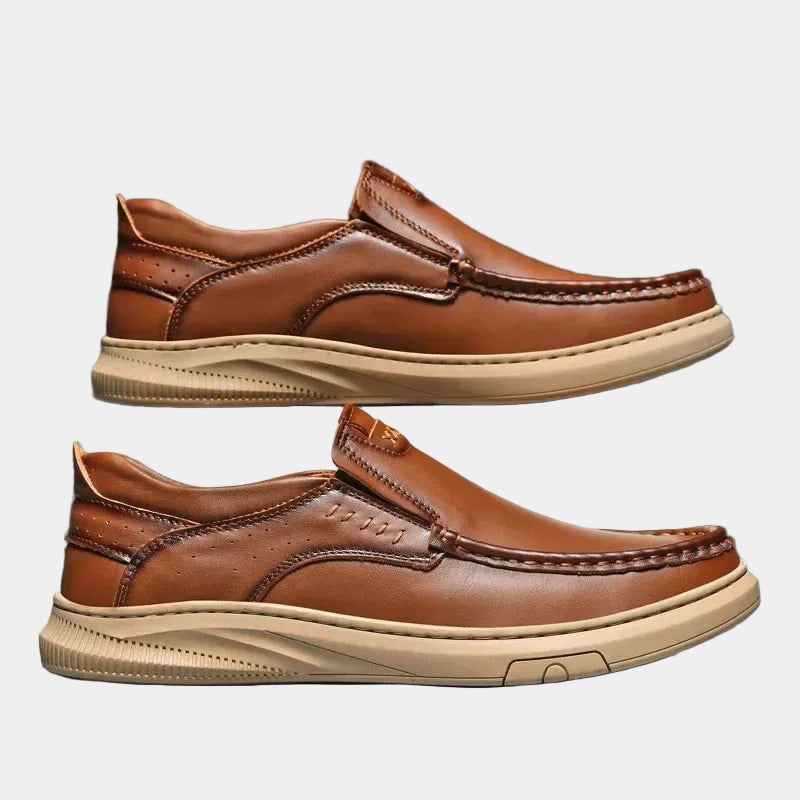 Gestikte herenmocassins