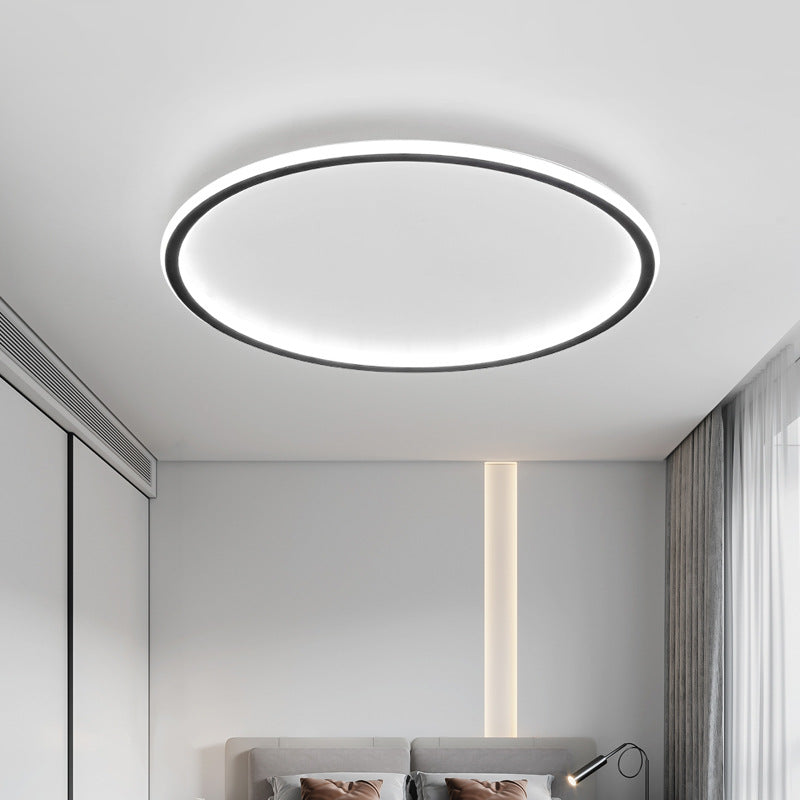 Plafondlamp, Rond Scandinavisch LED, Dimbaar, Aluminium