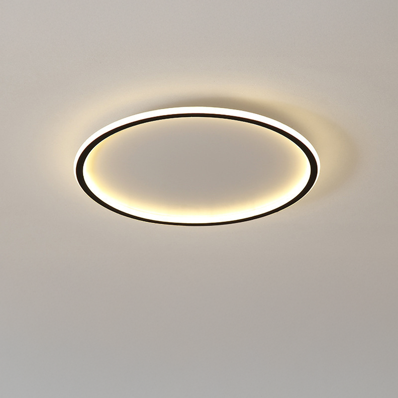 Plafondlamp, Rond Scandinavisch LED, Dimbaar, Aluminium