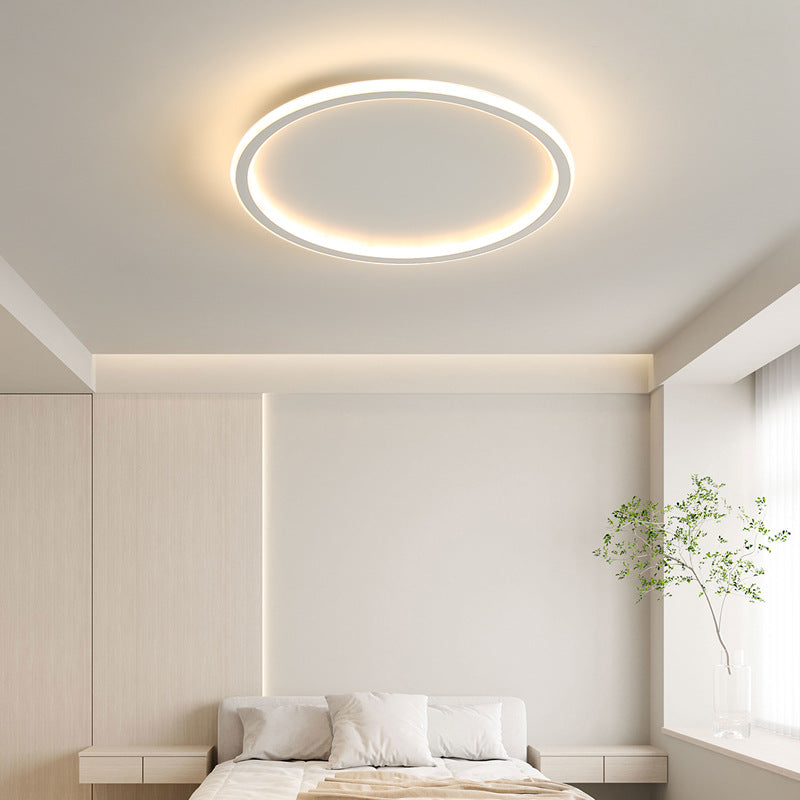 Plafondlamp, Rond Scandinavisch LED, Dimbaar, Aluminium