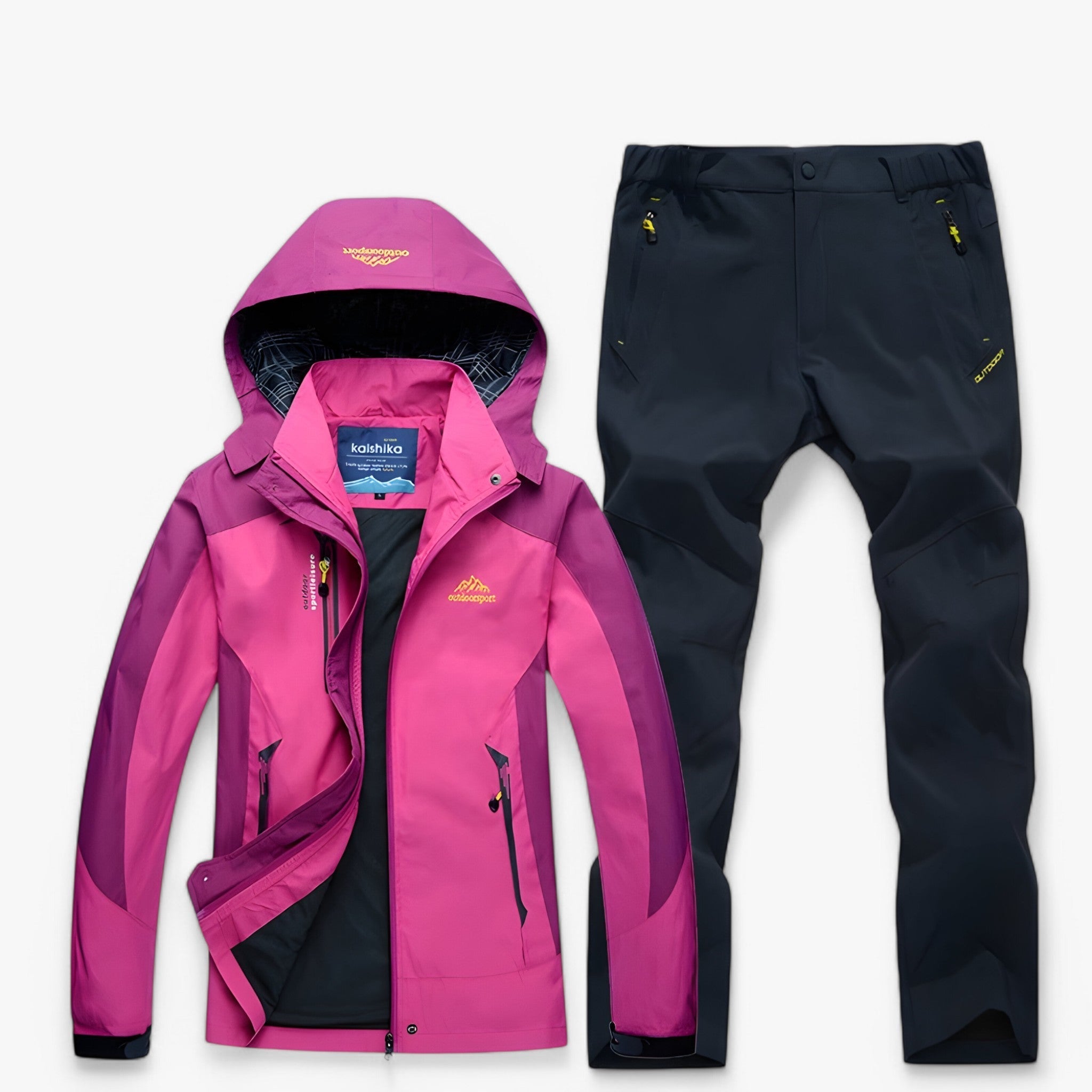 Men's Top Clothes : Waterdichte wandelset met jas en broek Heren in van Pantinoshop