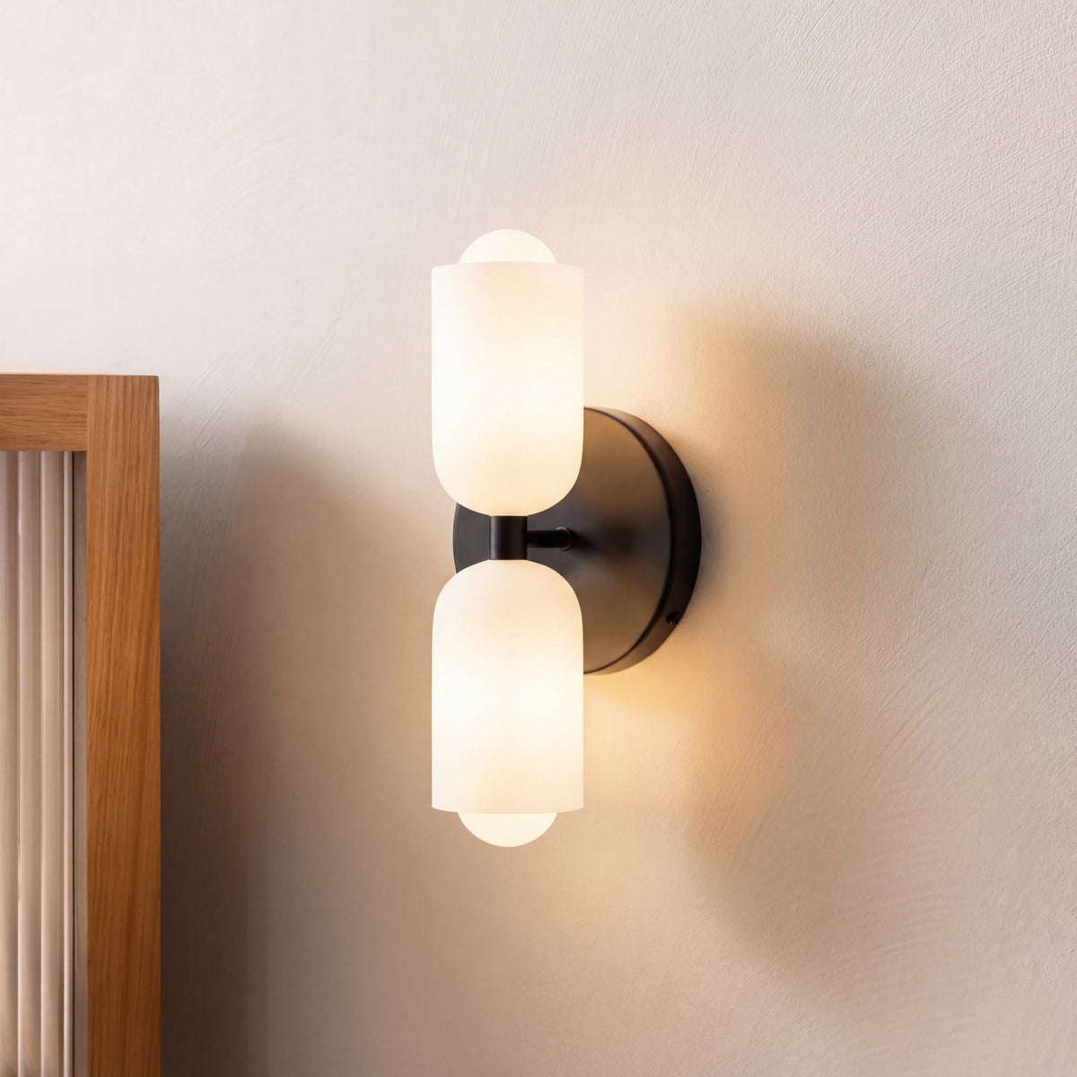 Scandinavische Minimalistische Op-Neer Wandlamp - Diffuse Gloed