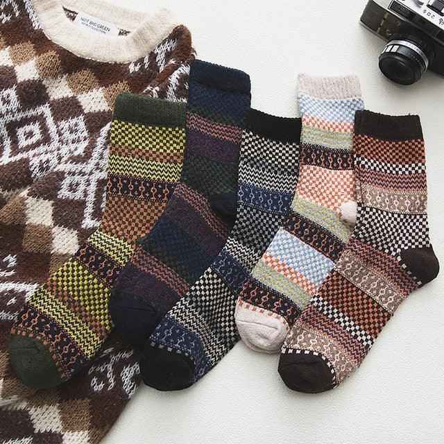 Socks : Chaussettes D'hiver | Chaleur Ultime, Confort et Durabilité Coton in Tore (5 paires) van Pantino