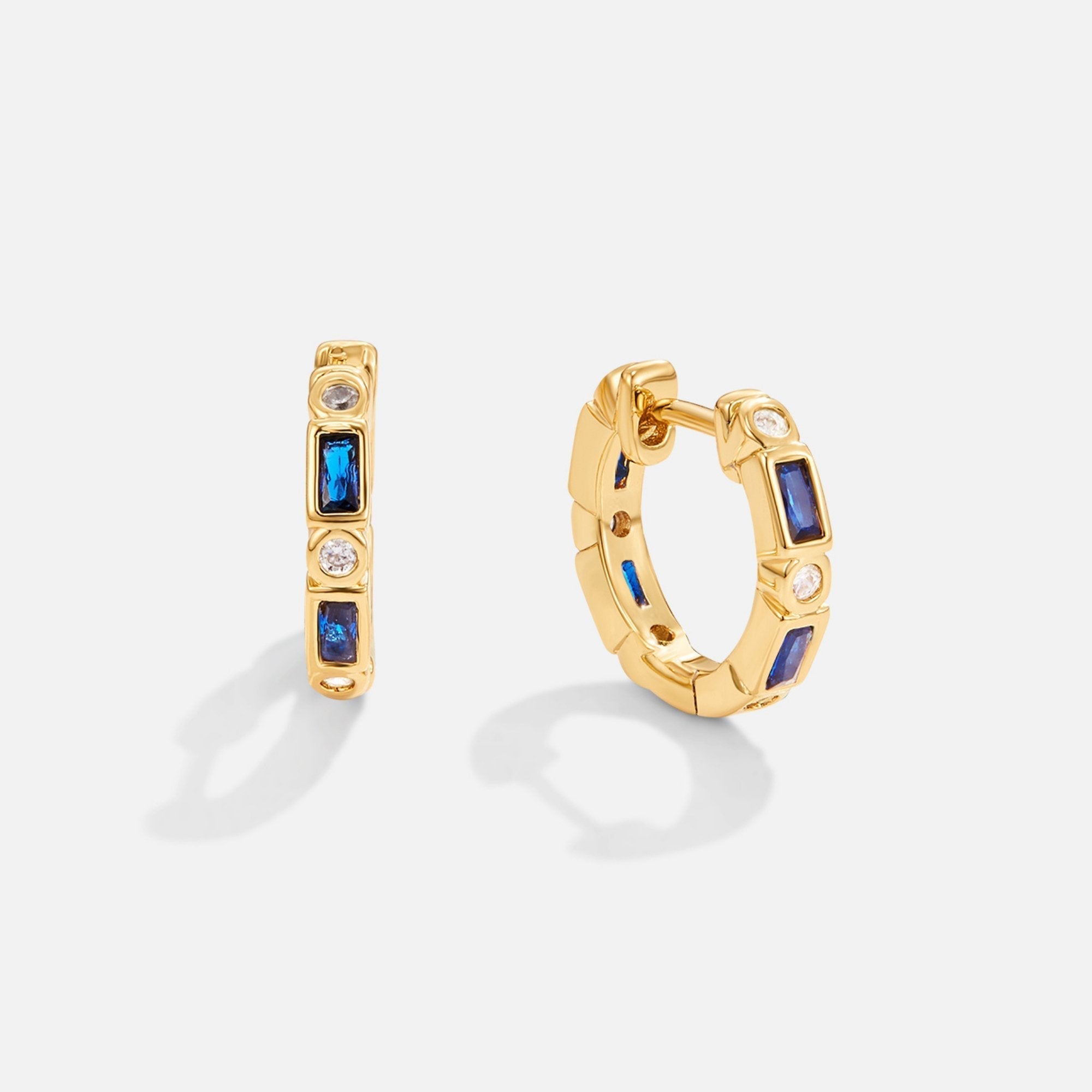 Ring : Royal Blue Crystal Ring Dames - Verstelbaar Blauw Kristal in van Pantino