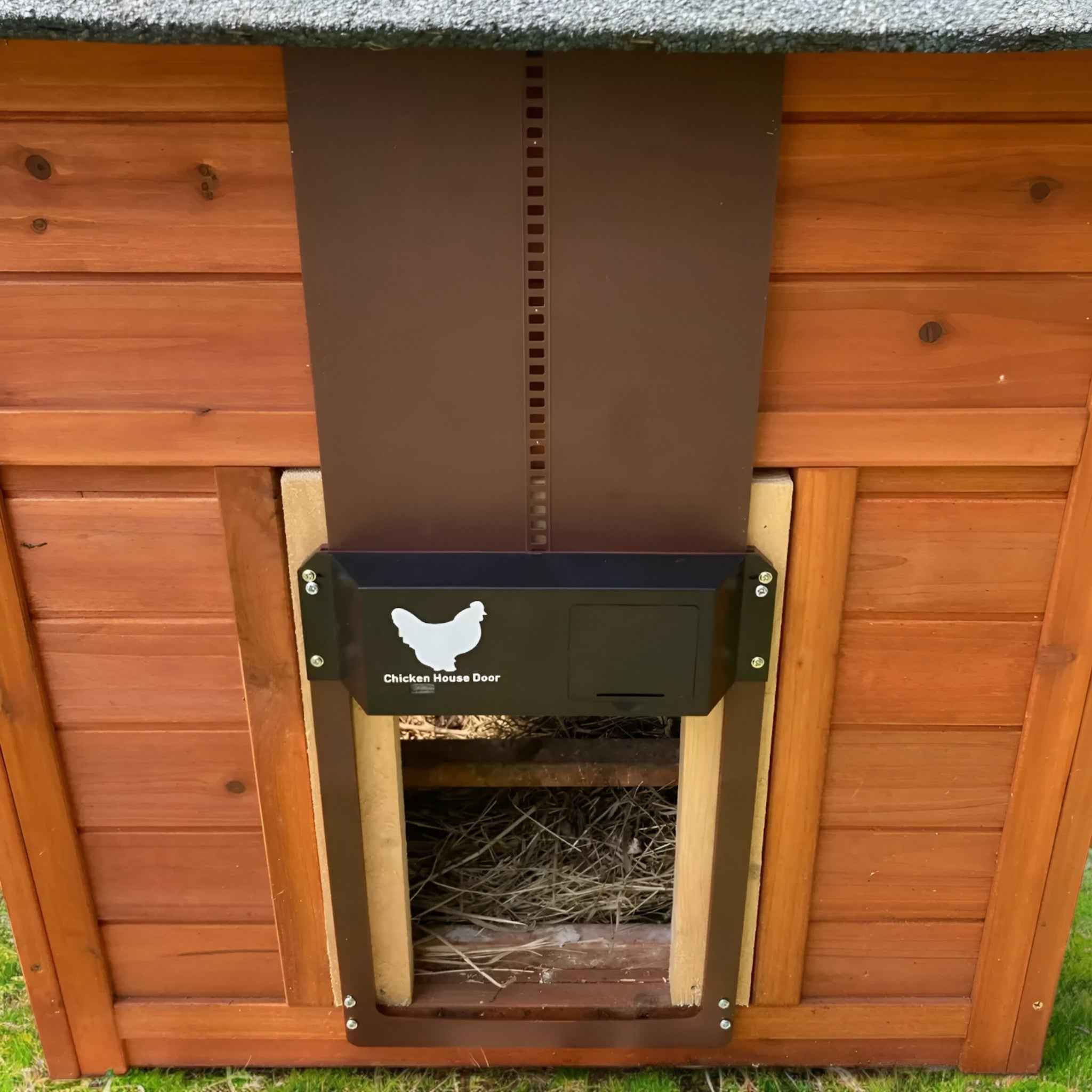 Chicken Coop Door : Automatische Solar Deur PRO+ voor Kippenhok - Lichtsensoren & Slimme Timer in van Pantino