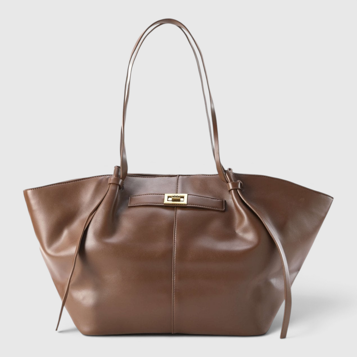 Luxury Shopper Tote – Vegan Leather Handbag for Work & Everyday