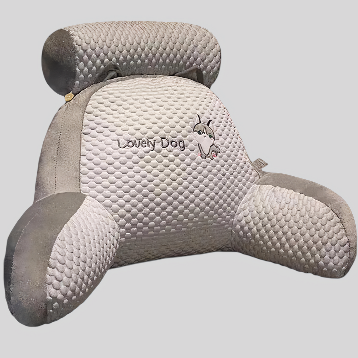 Home & Garden > Home Décor > Cushions & Pillows > Support Cushions > Backrest Pillows : Comfortabel Wigkussen voor Rug en Nek - Diverse Stijlen, Katoenen in Hond van Mivoza