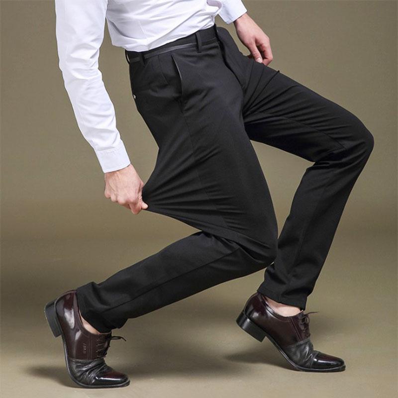 Herenbroek Stretch Slim Fit Casual van Ademend Katoen