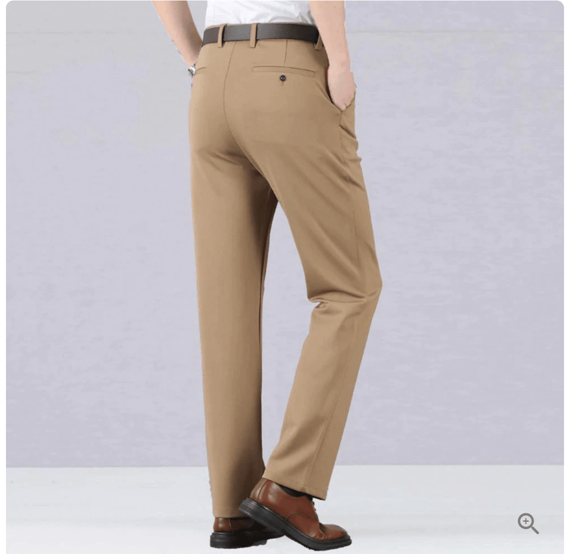 Pants : Herenbroek Stretch Slim Fit Casual van Ademend Katoen in van Pantinoshop