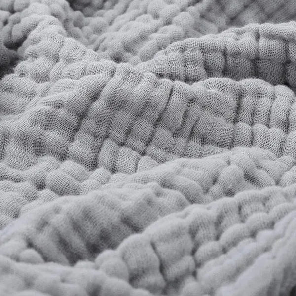 home decor : Mousseline Plaid van Katoen - Zacht, Licht en Ademend voor Elk in Grijs van Sansoti