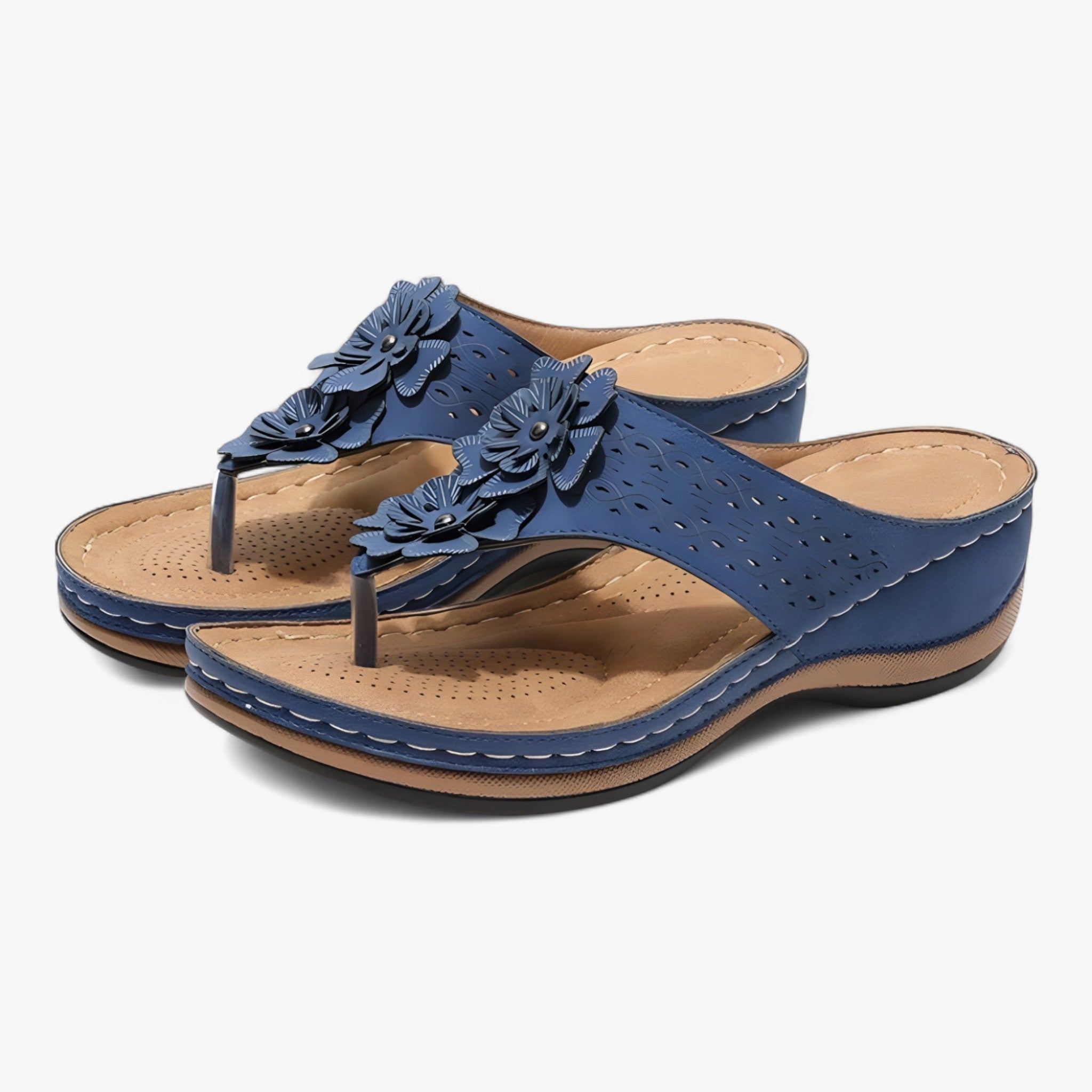 Elegante Dames Sandalen van Echt Leer: Comfortabel, Lichtgewicht en Ademend voor de Zomer