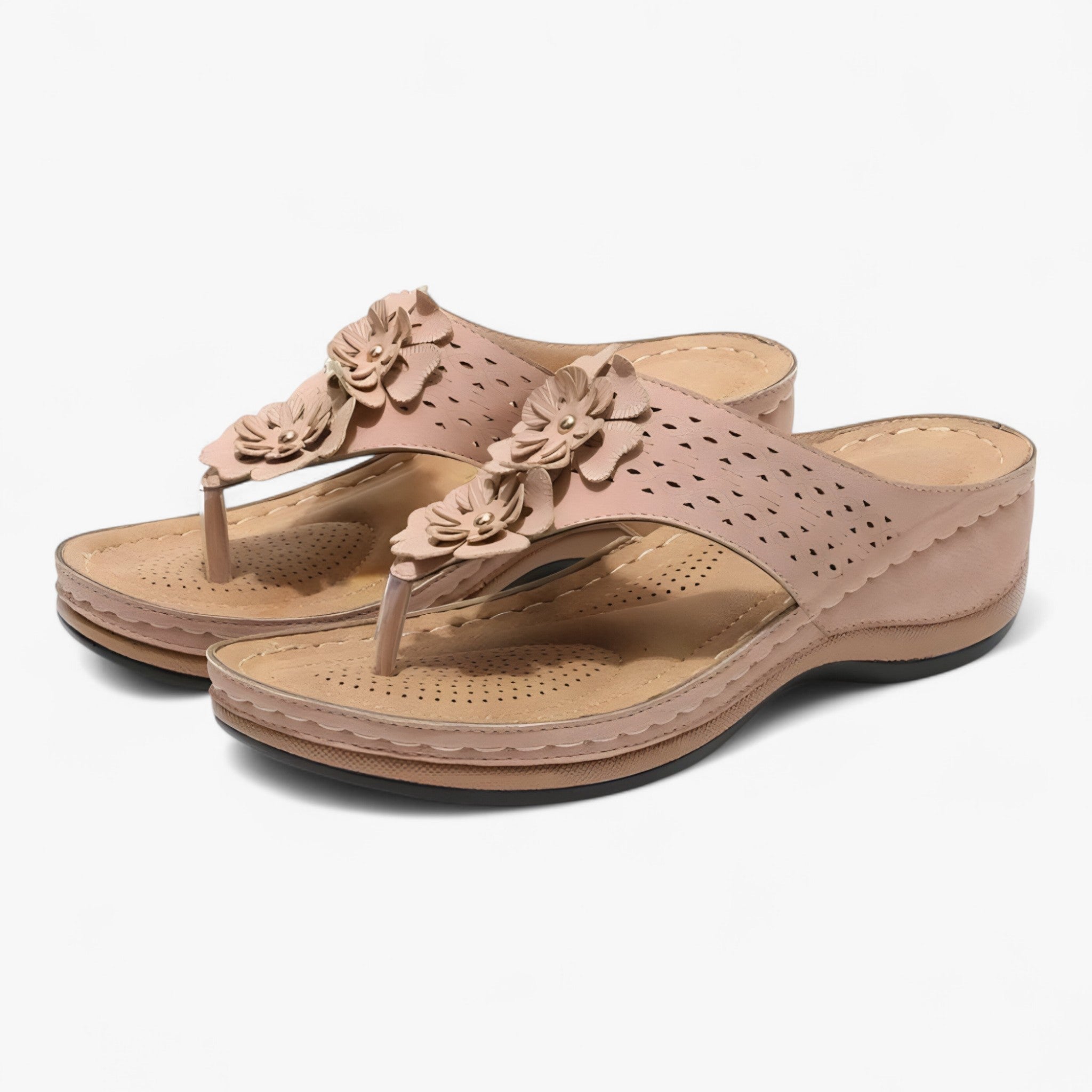 Elegante Dames Sandalen van Echt Leer: Comfortabel, Lichtgewicht en Ademend voor de Zomer