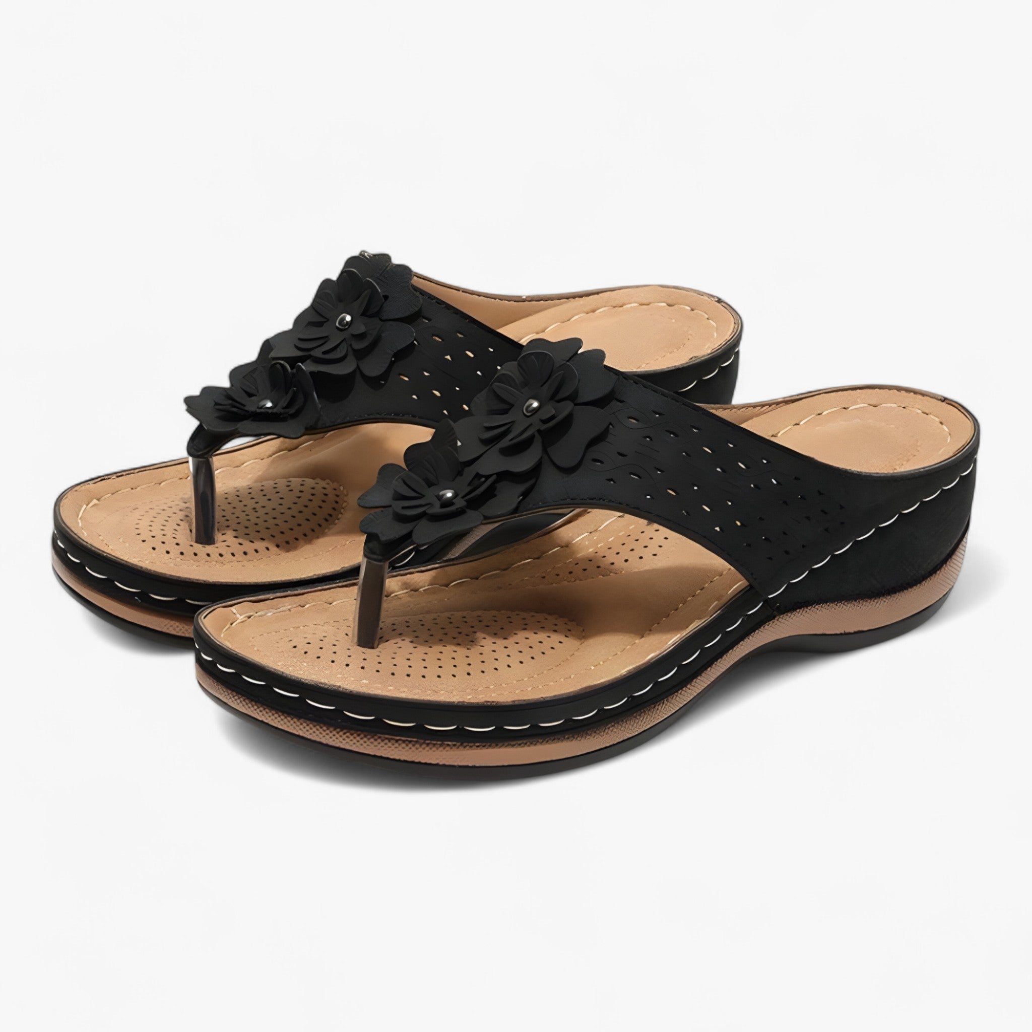 Elegante Dames Sandalen van Echt Leer: Comfortabel, Lichtgewicht en Ademend voor de Zomer