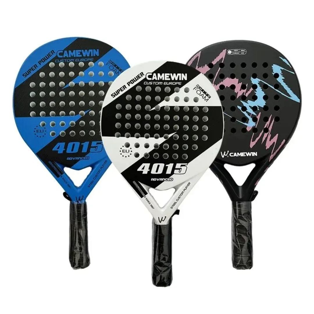 outdoor equipment : Padelracket Carbon Glasvezel 360g - EVA-Schuim inclusief Tas 3 Kleuren in van Pantino