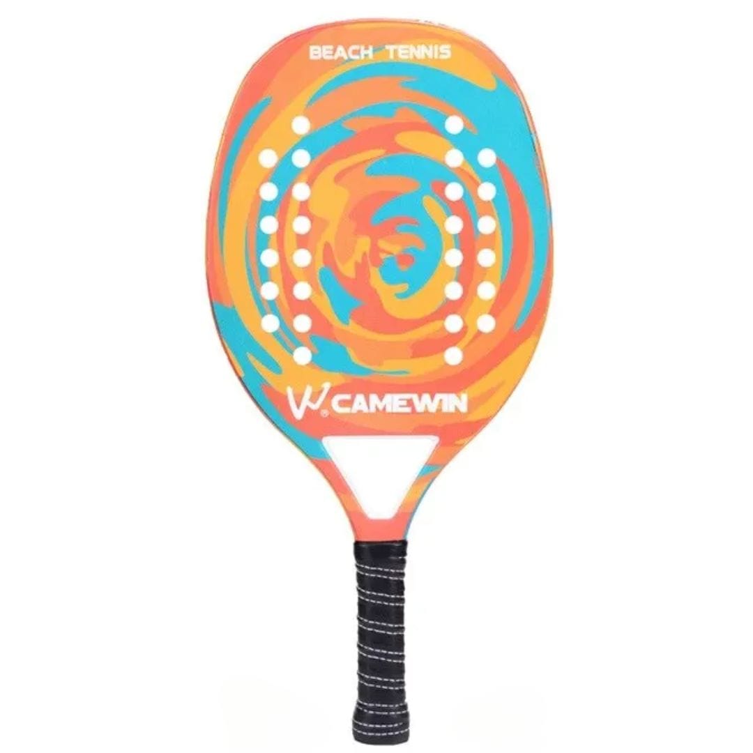 other : Padelracket Carbon Glasvezel 320g Lichtgewicht - EVA-Schuim Kern Blauw Groen Geel Duurzaam in Geel van Pantino