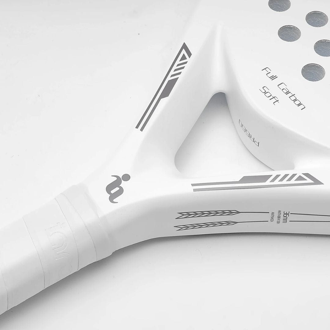 other : Padelracket EVA Memory Flex Foam Kern - Lichtgewicht Zwart Wit Precisie Demping Responsief in van Pantino