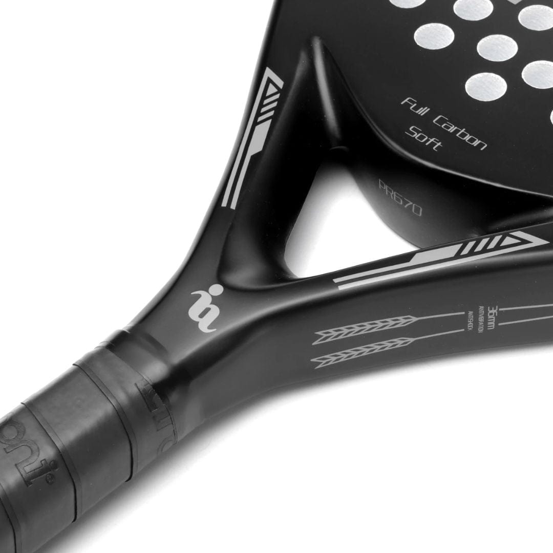 other : Padelracket EVA Memory Flex Foam Kern - Lichtgewicht Zwart Wit Precisie Demping Responsief in van Pantino
