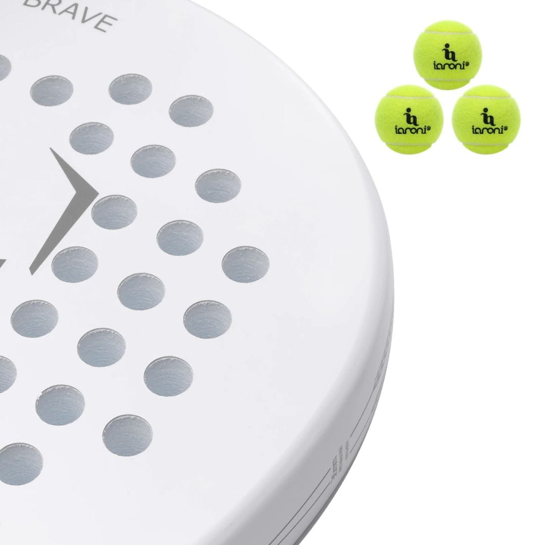 other : Padelracket EVA Memory Flex Foam Kern - Lichtgewicht Zwart Wit Precisie Demping Responsief in van Pantino