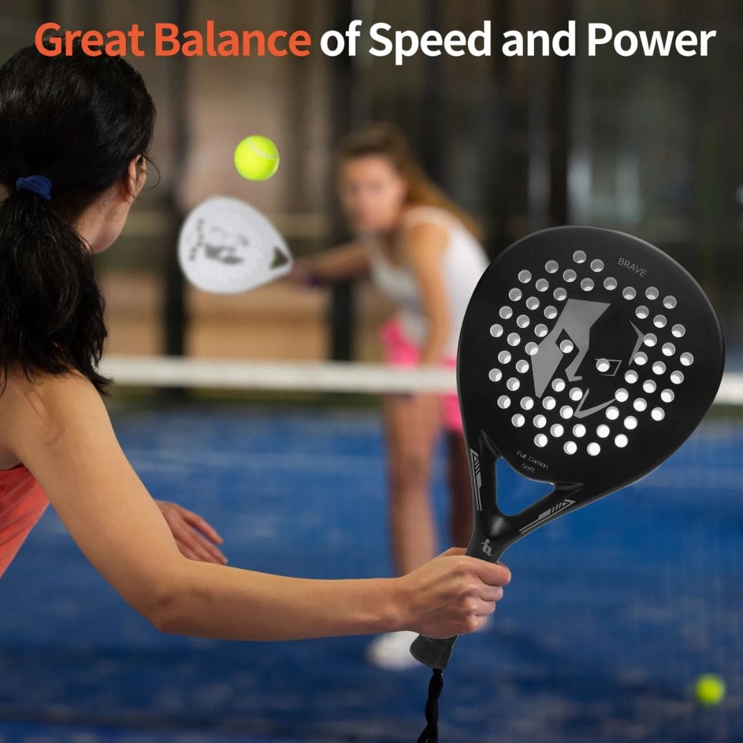 other : Padelracket EVA Memory Flex Foam Kern - Lichtgewicht Zwart Wit Precisie Demping Responsief in van Pantino