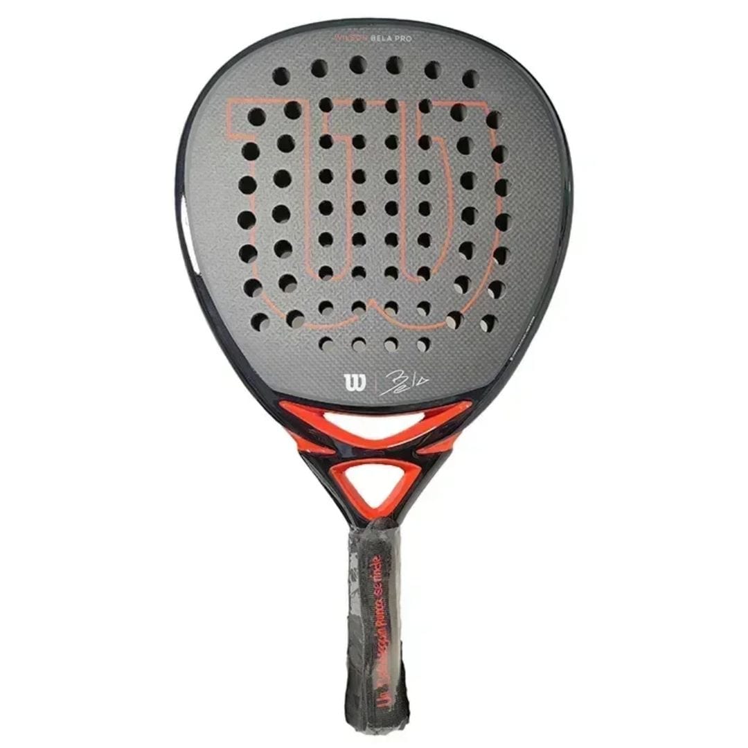 other : Padelracket Pro 100% Carbonfiber Ruw Oppervlak - EVA-Schuim Kern 5 Varianten Rood Wit Zwart Maximale Controle in van Pantino