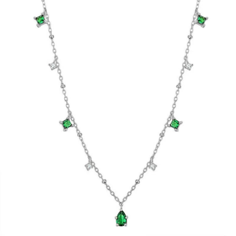 Necklace : Ketting Goud - Crystal Emily in Zilver van Pantino