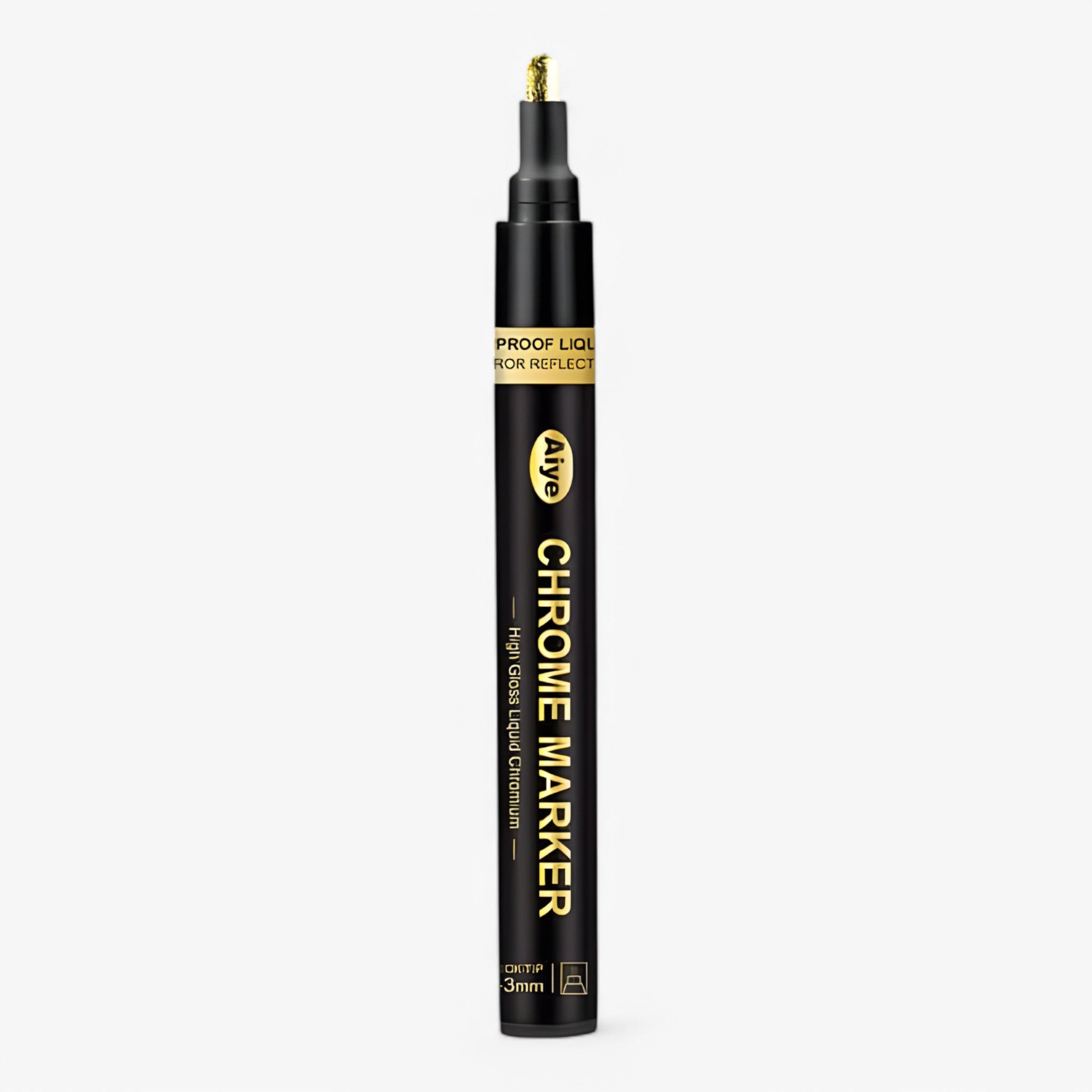 Marker : Vloeibare Spiegel Chroom Marker - Zilver Spiegel -1mm in van Pantino